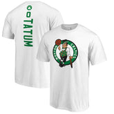 Jayson Tatum Boston Celtics Backer Name & Number T-Shirt