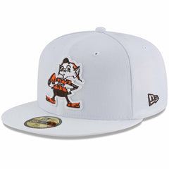 Throwback Logo Omaha 59FIFTY Fitted Hat - Cleveland Browns Hats