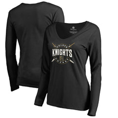 NHL Vegas Golden Knights Women's Hometown Collection Long Sleeve V-Neck T-Shirt