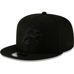 Black On Black 9FIFTY Adjustable Hat - Detroit Lions Hats