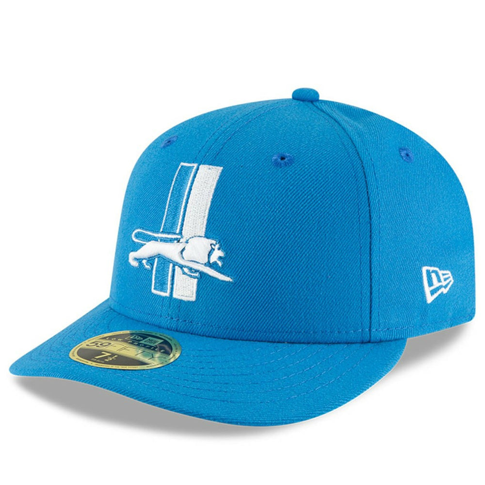 Omaha Throwback Low Profile 59FIFTY Fitted Hat - Detroit Lions Hats