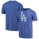 Heathered Royal Los Angeles Dodgers Cooperstown Collection Forbes Tri-Blend T-Shirt