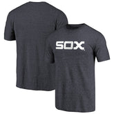 Navy Chicago White Sox Vintage Cooperstown Collection Wahconah Tri-Blend T-Shirt