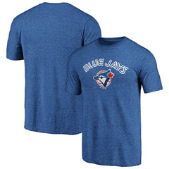 Royal Toronto Blue Jays Vintage Cooperstown Collection Wahconah Tri-Blend T-Shirt