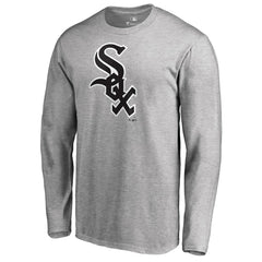 Heathered Gray Chicago White Sox Team Wordmark Long Sleeve T-Shirt