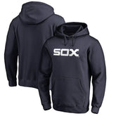 Navy Chicago White Sox Vintage Cooperstown Collection Wahconah Fitted Pullover Hoodie