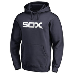 Navy Chicago White Sox Vintage Cooperstown Collection Wahconah Fitted Pullover Hoodie