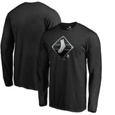 Black Chicago White Sox Midnight Mascot Long Sleeve T-Shirt