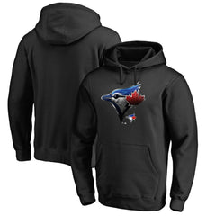 Black Toronto Blue Jays Midnight Mascot Pullover Hoodie