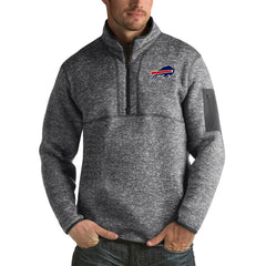 Antigua Fortune Big & Tall Quarter-Zip Pullover Jacket - Buffalo Bills Pullover