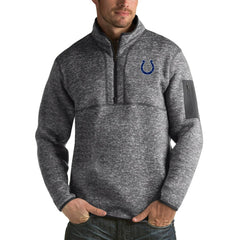 Antigua Fortune Big & Tall Quarter-Zip Pullover Jacket - Indianapolis Colts Pullover