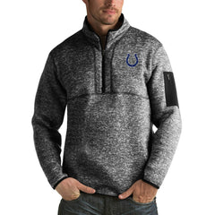 Antigua Fortune Big & Tall Quarter-Zip Pullover Jacket - Indianapolis Colts Pullover