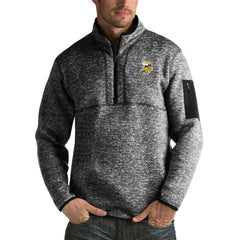 Antigua Fortune Big & Tall Quarter-Zip Pullover Jacket - Minnesota Vikings Pullover
