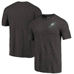 Primary Logo Left Chest Distressed Tri-Blend T-Shirt - Philadelphia Eagles T-shirts