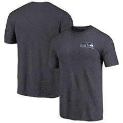 Primary Logo Left Chest Distressed Tri-Blend T-Shirt - Seattle Seahawks T-shirts