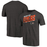 NHL Philadelphia Flyers Slant Strike Tri-Blend T-Shirt