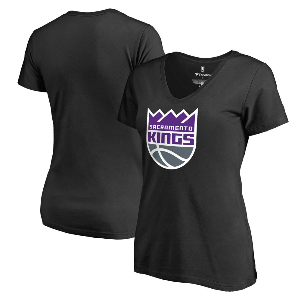 Sacramento Kings Women's Primary Logo V-Neck T-Shirt