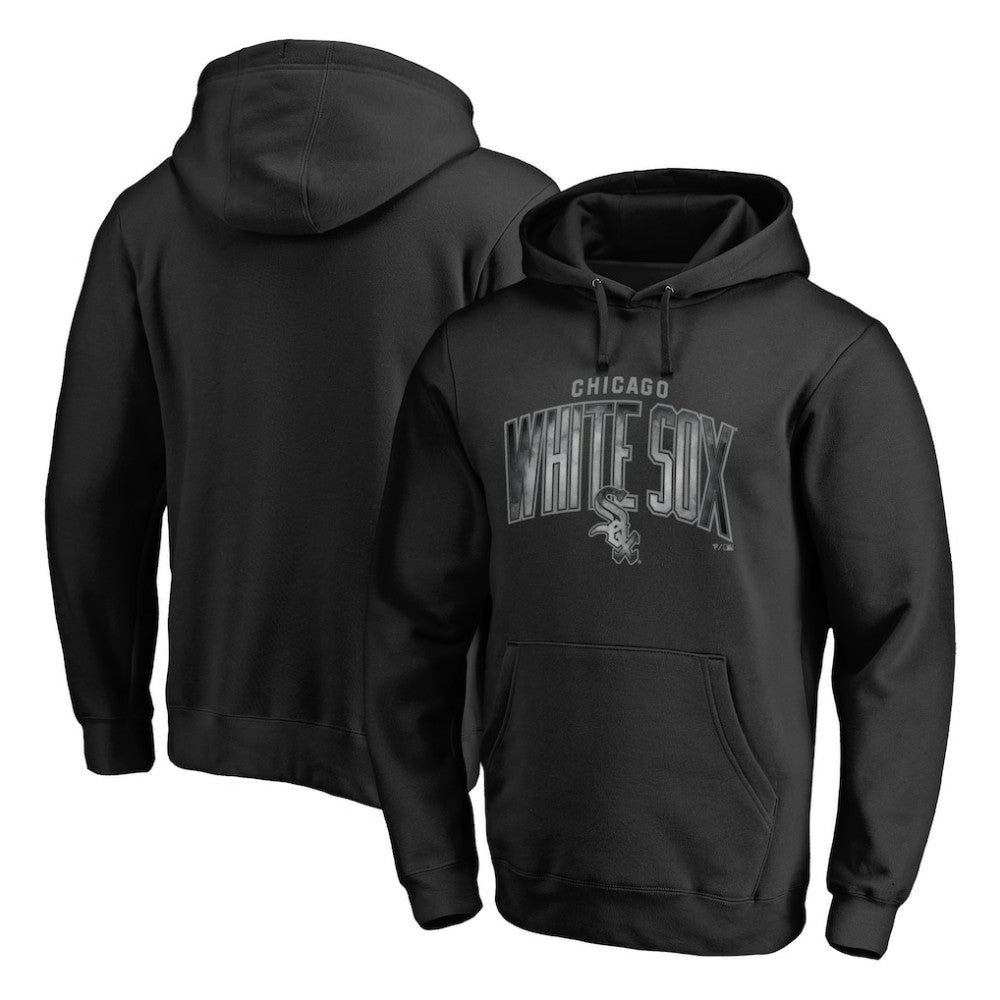 Black Chicago White Sox Arch Smoke Pullover Hoodie