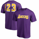 LeBron James Los Angeles Lakers Sidesweep Name & Number T-Shirt