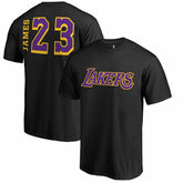 LeBron James Los Angeles Lakers Sidesweep Name & Number T-Shirt