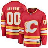 NHL Calgary Flames Fanatics Home Breakaway Custom Jersey