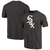 Black Chicago White Sox Team Wordmark Tri-Blend T-Shirt