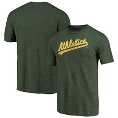 Green Athletics Team Wordmark Tri-Blend T-Shirt