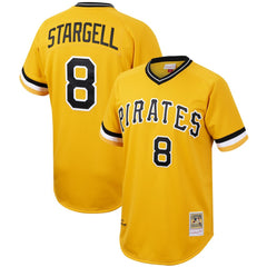 Gold Willie Stargell Pittsburgh Pirates Mitchell & Ness Cooperstown Collection Authentic Jersey