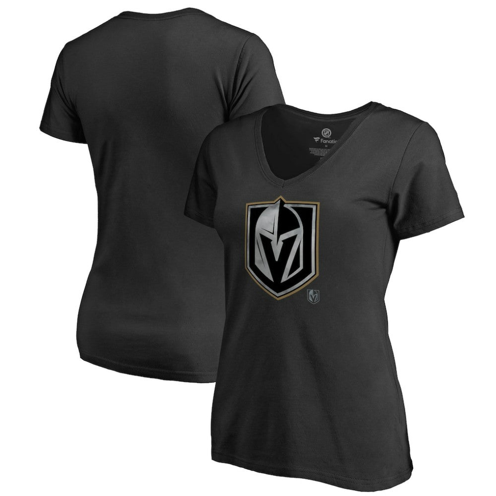 NHL Vegas Golden Knights Women's Core Smoke V-Neck T-Shirt