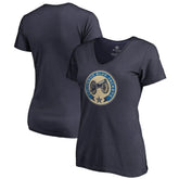 NHL Columbus Blue Jackets Women's Team Alternate V-Neck T-Shirt