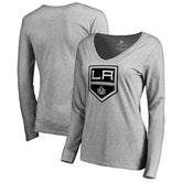 NHL Los Angeles Kings Women's Team Alternate Long Sleeve V-Neck T-Shirt