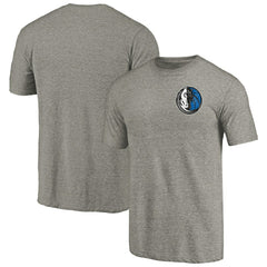 Dallas Mavericks Primary Logo Left Chest Distressed Tri-Blend T-Shirt sale
