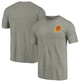 Phoenix Suns Primary Logo Left Chest Distressed Tri-Blend T-Shirt