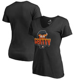 NHL Philadelphia Flyers Women's Go Gritty V-Neck T-Shirt