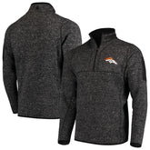 Antigua Fortune Quarter-Zip Pullover Jacket - Denver Broncos Pullover