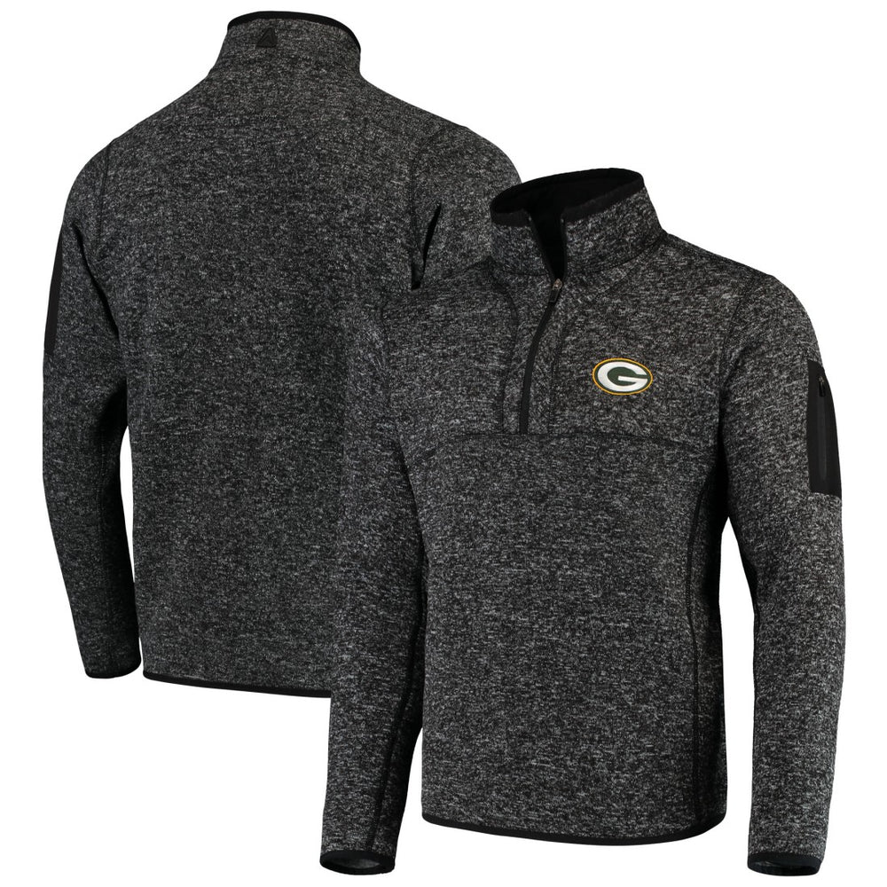 Antigua Fortune Quarter-Zip Pullover Jacket - Green Bay Packers Pullover