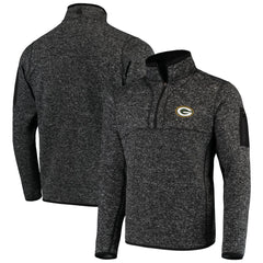 Antigua Fortune Quarter-Zip Pullover Jacket - Green Bay Packers Pullover