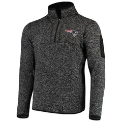 Antigua Fortune Quarter-Zip Pullover Jacket - New England Patriots Pullover