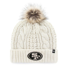 '47 Women's Meeko Cuffed Knit Hat With Pom - San Francisco 49ers Hats