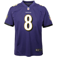 Lamar Jackson Youth Game Jersey - Baltimore Ravens Jerseys