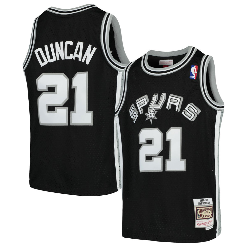 Mitchell & Ness Tim Duncan San Antonio Spurs Youth Swingman Throwback Jersey