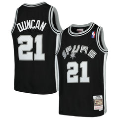 Mitchell & Ness Tim Duncan San Antonio Spurs Youth Swingman Throwback Jersey