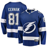 NHL Erik Cernak Tampa Bay Lightning Fanatics Home Breakaway Player Jersey