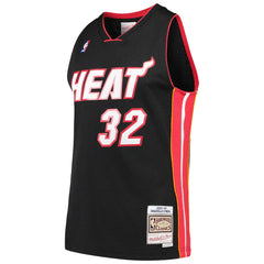 Mitchell & Ness Shaquille O'Neal Miami Heat Hardwood Classics Swingman Jersey