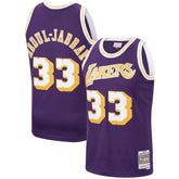 Mitchell & Ness Kareem Abdul-Jabbar Los Angeles Lakers Hardwood Classics Swingman Jersey