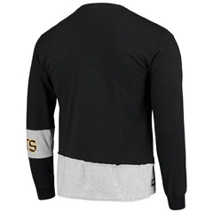 Refried Apparel Sustainable Upcycled Angle Long Sleeve T-Shirt - New Orleans Saints T-shirts
