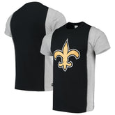 Refried Apparel Sustainable Upcycled Split T-Shirt - New Orleans Saints T-shirts