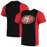 Refried Apparel Sustainable Upcycled Split T-Shirt - San Francisco 49ers T-shirts
