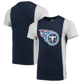 Refried Apparel Sustainable Upcycled Split T-Shirt - Tennessee Titans T-shirts