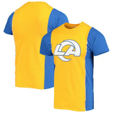 Refried Apparel Sustainable Upcycled Split T-Shirt - Los Angeles Rams T-shirts